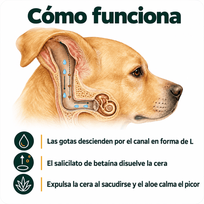 Limpiador de Oídos para Perros y Gatos