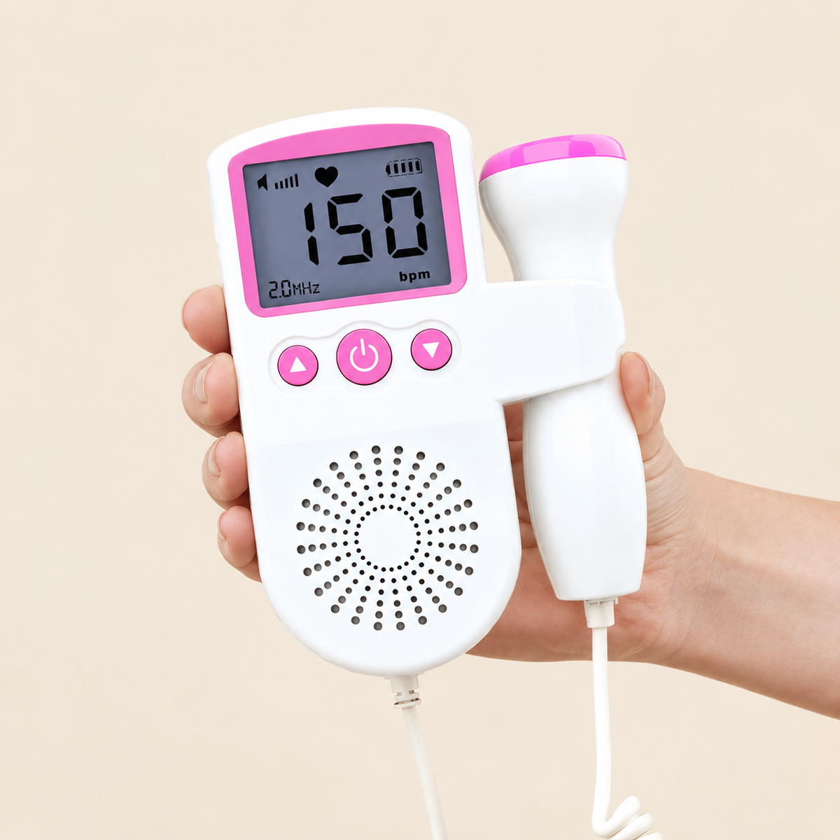 Doppler Fetal Portátil - AQORA BabyHeart™